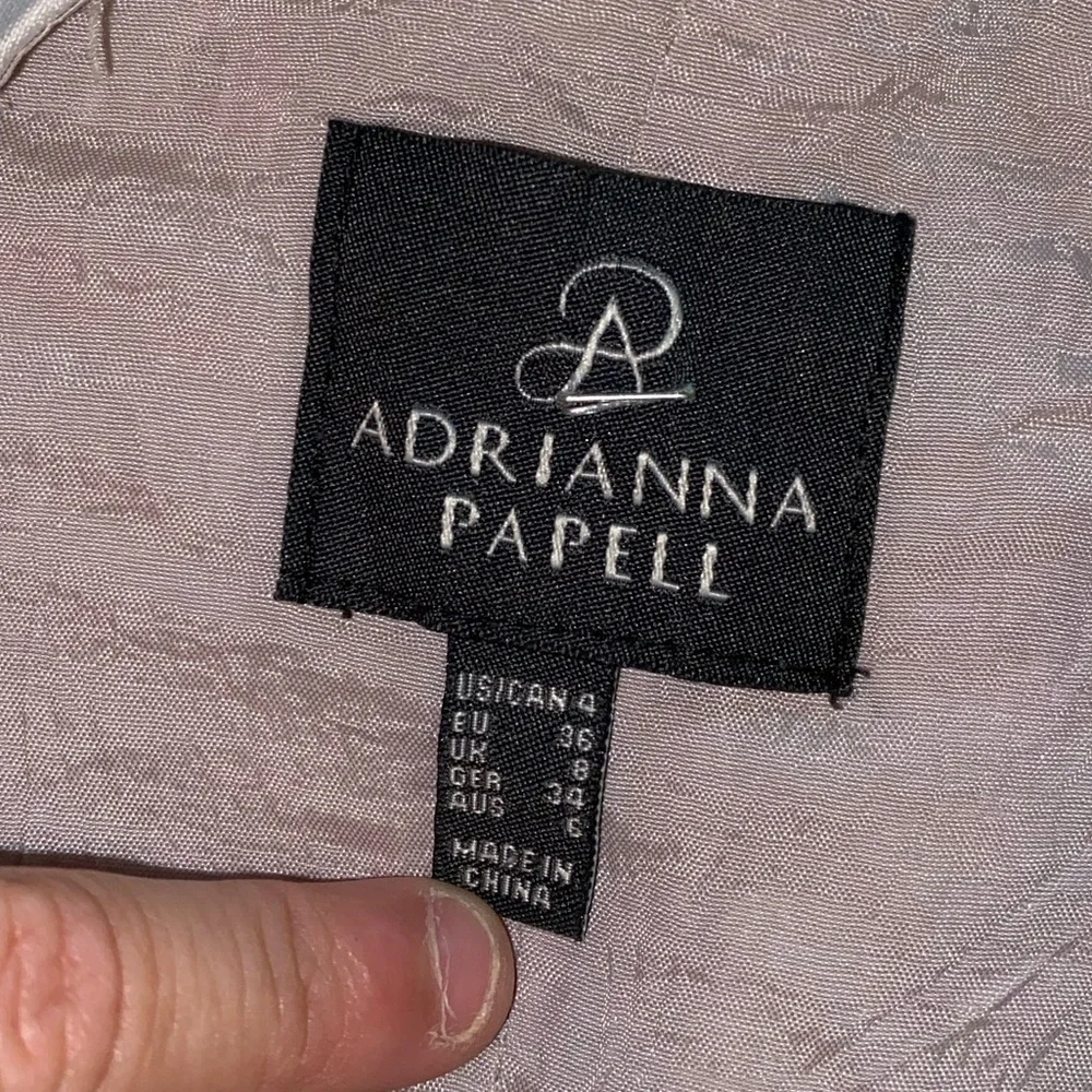 Adrianna Papell Sleeveless Cocktail Dress Floral Embroidered Sheath Pattern - Picture 2 of 10